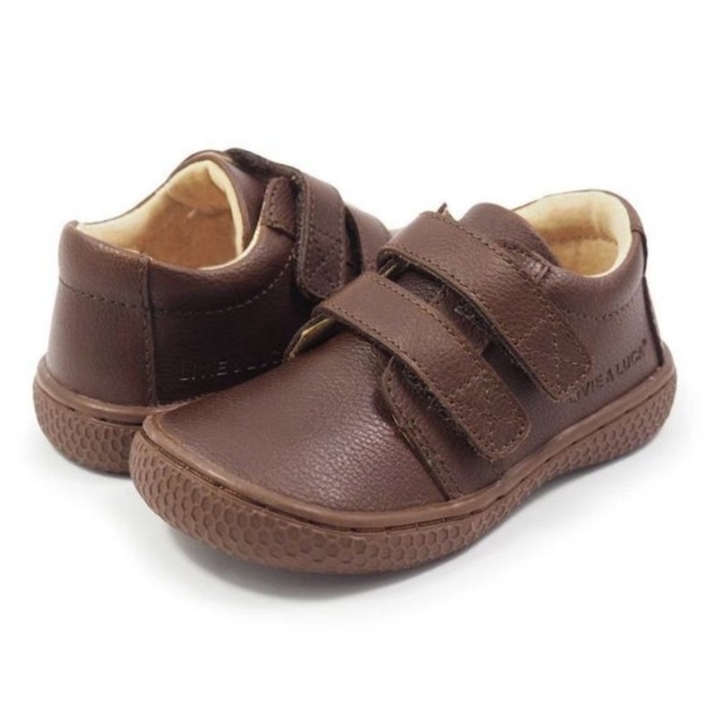 Livie and Luca "Hayes" Brown Leather Shoes, size 8